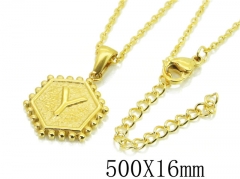 HY Wholesale Stainless Steel 316L Jewelry Necklaces-HY06N0532PY