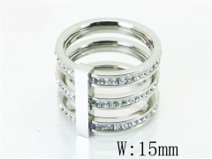 HY Wholesale Stainless Steel 316L Popular Jewelry Rings-HY80R0015HQQ