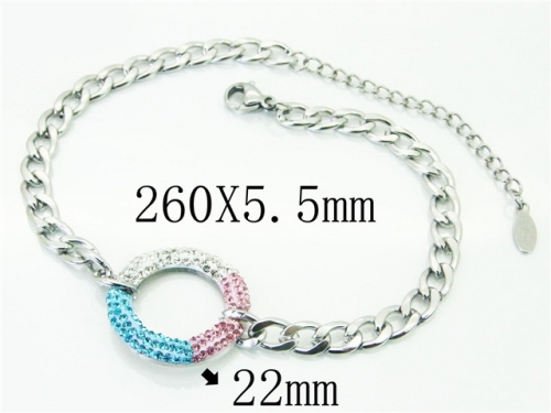 HY Wholesale Stainless Steel 316L Popular Anklet Jewelry-HY81B0639PE