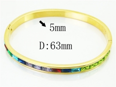 HY Wholesale Stainless Steel 316L Fashion Bangle-HY80B1239HMX