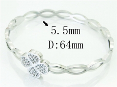 HY Wholesale Stainless Steel 316L Fashion Bangle-HY80B1233HIL