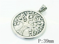 HY Wholesale 316L Stainless Steel Jewelry Popular Pendant-HY48P0395NG