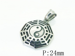 HY Wholesale 316L Stainless Steel Jewelry Popular Pendant-HY48P0420NB