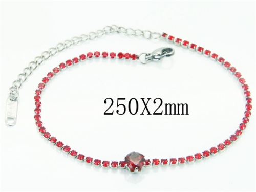 HY Wholesale Stainless Steel 316L Popular Anklet Jewelry-HY62B0431MW