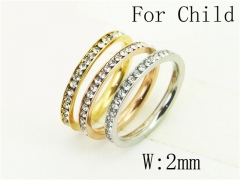 HY Wholesale Stainless Steel 316L Child's Jewelry Rings-HY62R0053HQQ