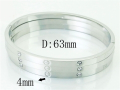 HY Wholesale Stainless Steel 316L Fashion Bangle-HY14B0234HOQ