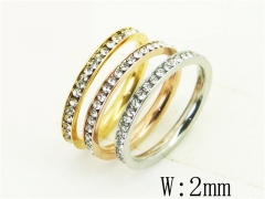 HY Wholesale Stainless Steel 316L Popular Jewelry Rings-HY62R0057HHQ