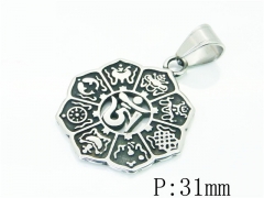 HY Wholesale 316L Stainless Steel Jewelry Popular Pendant-HY48P0414NW