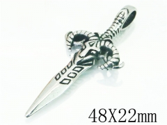HY Wholesale 316L Stainless Steel Jewelry Popular Pendant-HY48P0235NB