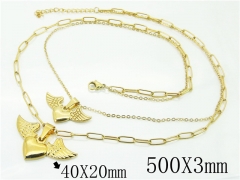 HY Wholesale Stainless Steel 316L Jewelry Necklaces-HY62N0436HLX