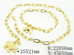 HY Wholesale Stainless Steel 316L Jewelry Fashion Chains Sets-HY62S0315HME