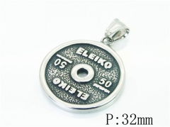HY Wholesale 316L Stainless Steel Jewelry Popular Pendant-HY48P0408NR