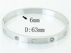 HY Wholesale Stainless Steel 316L Fashion Bangle-HY14B0242HBB