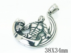 HY Wholesale 316L Stainless Steel Jewelry Popular Pendant-HY48P0277NS