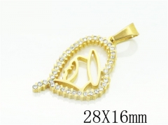HY Wholesale 316L Stainless Steel Jewelry Popular Pendant-HY12P1171KQ