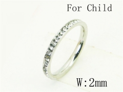 HY Wholesale Stainless Steel 316L Child's Jewelry Rings-HY62R0050JW