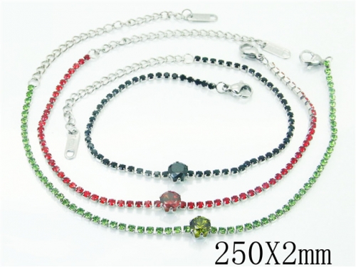 HY Wholesale Stainless Steel 316L Popular Anklet Jewelry-HY62B0433HOS