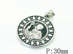 HY Wholesale 316L Stainless Steel Jewelry Popular Pendant-HY48P0406NB