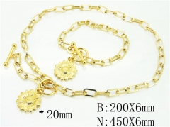 HY Wholesale Stainless Steel 316L Jewelry Fashion Chains Sets-HY62S0314HMQ