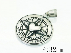 HY Wholesale 316L Stainless Steel Jewelry Popular Pendant-HY48P0402NW