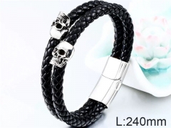 HY Wholesale Jewelry Fashion Bracelets (Leather)-HY0012B257