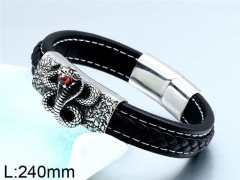 HY Wholesale Jewelry Fashion Bracelets (Leather)-HY0012B124
