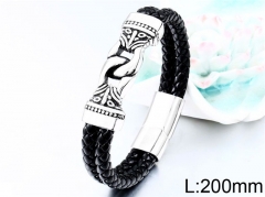 HY Wholesale Jewelry Fashion Bracelets (Leather)-HY0012B054