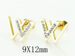 HY Wholesale 316L Stainless Steel Fashion Jewelry Earrings-HY80E0537KS