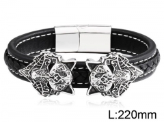 HY Wholesale Jewelry Fashion Bracelets (Leather)-HY0012B116