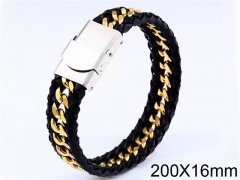 HY Wholesale Jewelry Fashion Bracelets (Leather)-HY0012B149