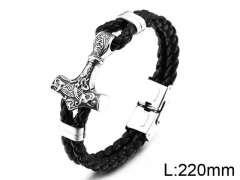 HY Wholesale Jewelry Fashion Bracelets (Leather)-HY0012B051