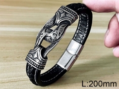 HY Wholesale Jewelry Fashion Bracelets (Leather)-HY0012B020
