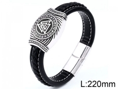 HY Wholesale Jewelry Fashion Bracelets (Leather)-HY0012B006