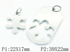 HY Wholesale 316L Stainless Steel Jewelry Popular Pendant-HY59P0834LL