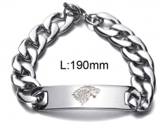 HY Wholesale Steel Stainless Steel 316L Bracelets-HY0012B188
