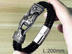 HY Wholesale Jewelry Fashion Bracelets (Leather)-HY0012B017
