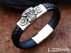 HY Wholesale Jewelry Fashion Bracelets (Leather)-HY0012B135