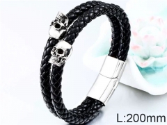 HY Wholesale Jewelry Fashion Bracelets (Leather)-HY0012B255