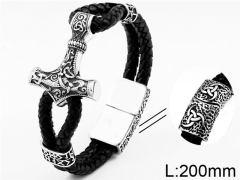 HY Wholesale Jewelry Fashion Bracelets (Leather)-HY0012B014