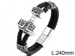 HY Wholesale Jewelry Fashion Bracelets (Leather)-HY0012B048