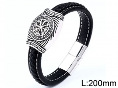 HY Wholesale Jewelry Fashion Bracelets (Leather)-HY0012B002