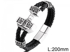 HY Wholesale Jewelry Fashion Bracelets (Leather)-HY0012B046