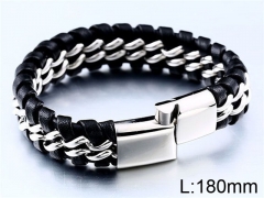 HY Wholesale Jewelry Fashion Bracelets (Leather)-HY0012B154
