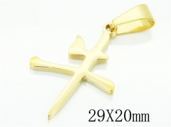 HY Wholesale 316L Stainless Steel Jewelry Popular Pendant-HY59P0820KL