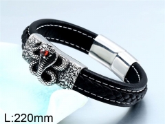HY Wholesale Jewelry Fashion Bracelets (Leather)-HY0012B123