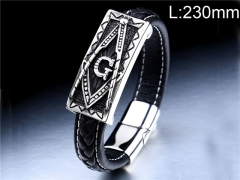 HY Wholesale Jewelry Fashion Bracelets (Leather)-HY0012B186