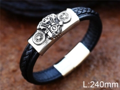 HY Wholesale Jewelry Fashion Bracelets (Leather)-HY0012B136