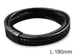 HY Wholesale Jewelry Fashion Bracelets (Leather)-HY0012B264