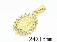 HY Wholesale 316L Stainless Steel Jewelry Popular Pendant-HY22P0863HHW