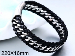 HY Wholesale Jewelry Fashion Bracelets (Leather)-HY0012B153